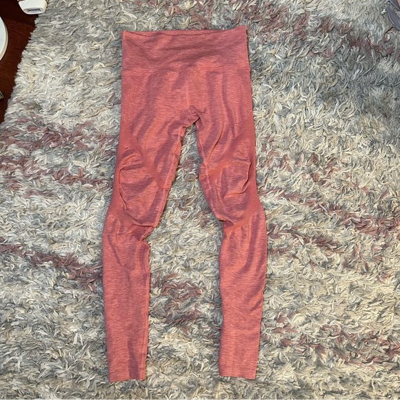 Alphalete aero rose pink seamless leggings M - Picture 2 of 4